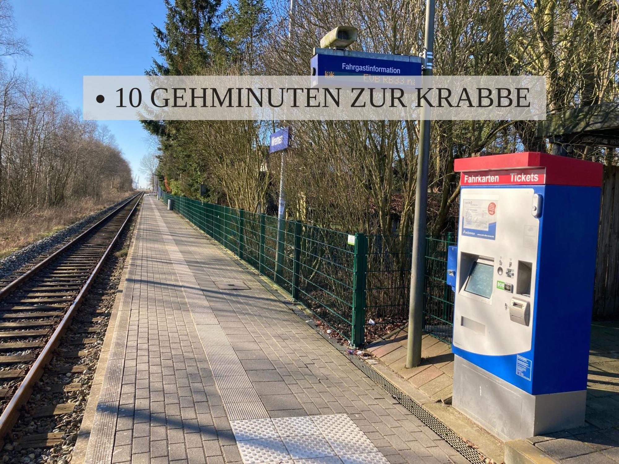 Haus Krabbe Zimmer Ohne Kueche, Fuer 1-2 Personen, Doppelbett, Zentral Gelegen Zwischen Cuxhaven Und Bremerhaven, Hunde Kostenfrei Willkommen, Kostenfreier Parkplatz Wremen Eksteriør billede